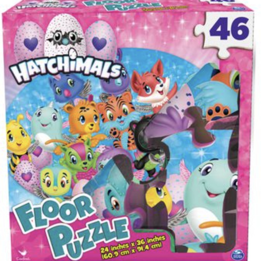 NEW Hatchimals 46-Piece Floor Puzzle
